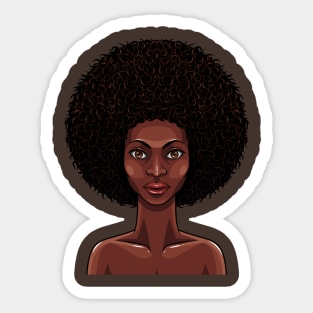 beauty african women Sticker